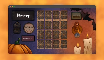 Halloween themed ‘Memory’ (mini game)